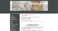 Desktop Screenshot of kleintierpraxis-graesser.de